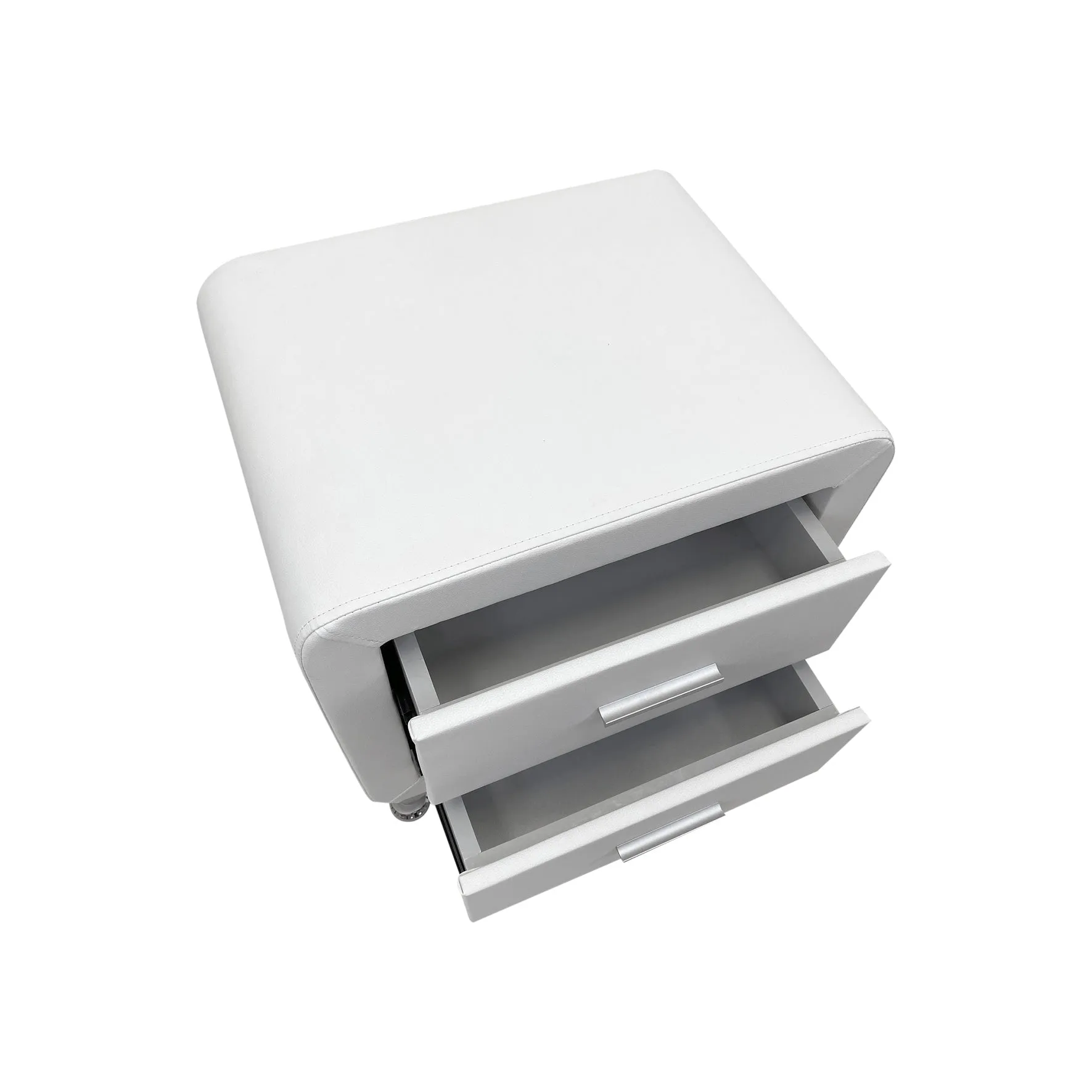 PU White Nightstands