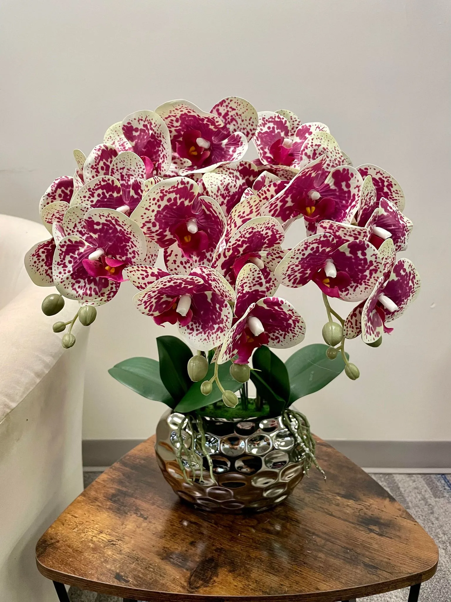 Real touch artificial orchid Arrangement