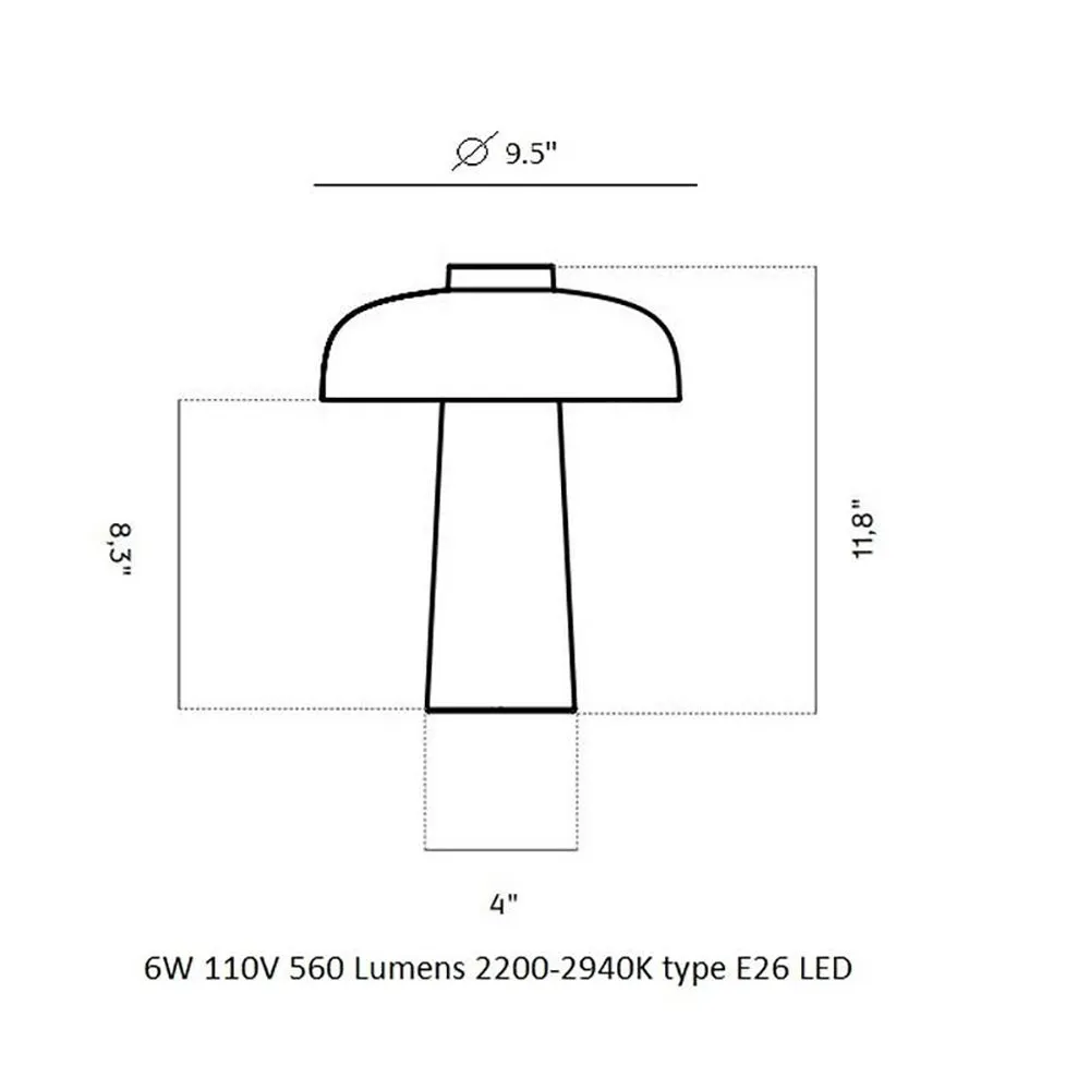 Reverse Table Lamp