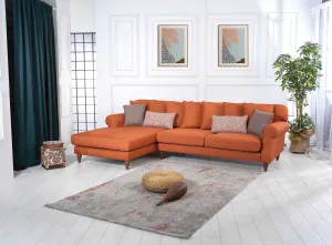 Rubeza Paula Chaise/2 Seater - Goldfish Orange