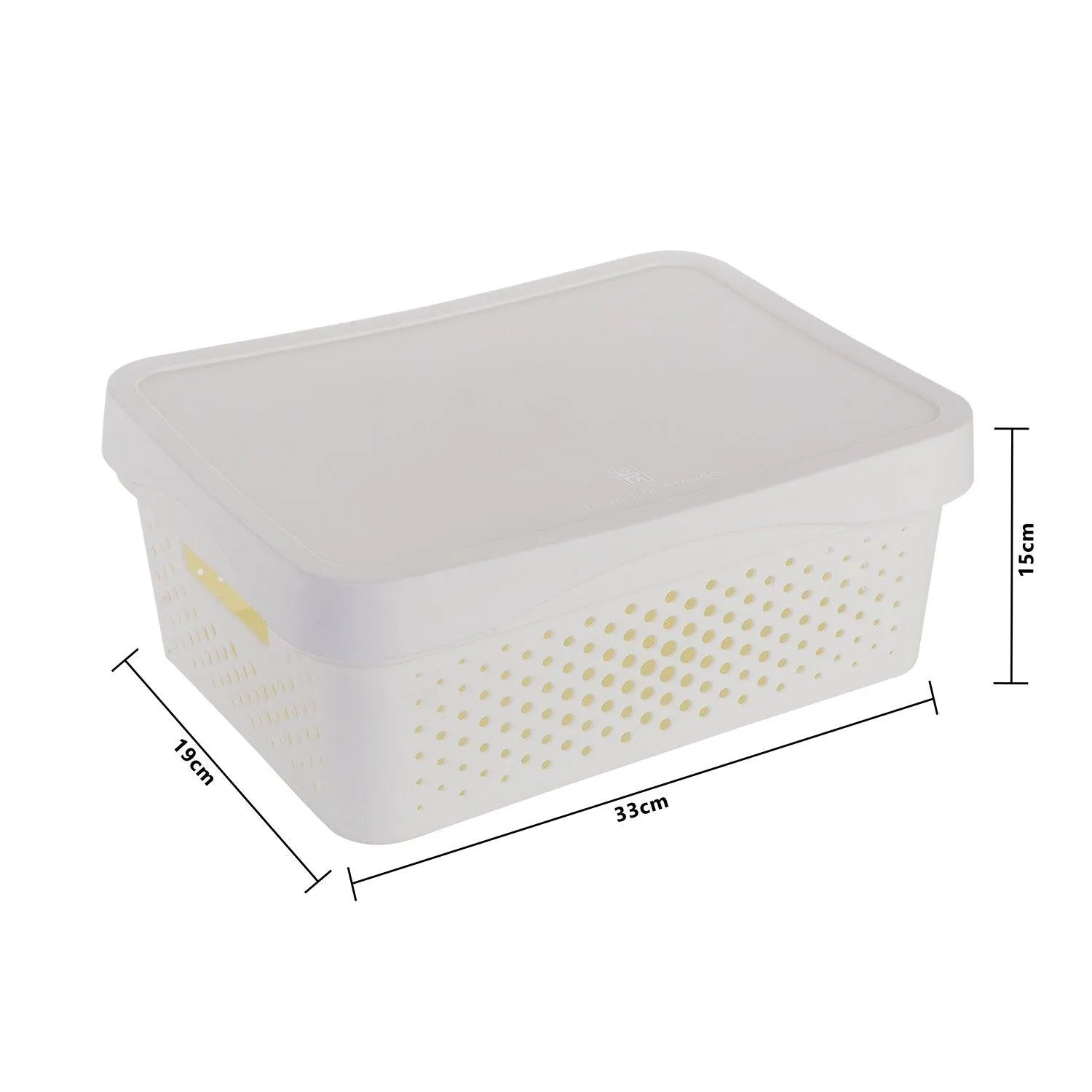 Storage Box with Lid (33x19x15 CM)