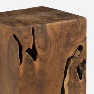 Teak Square Stool