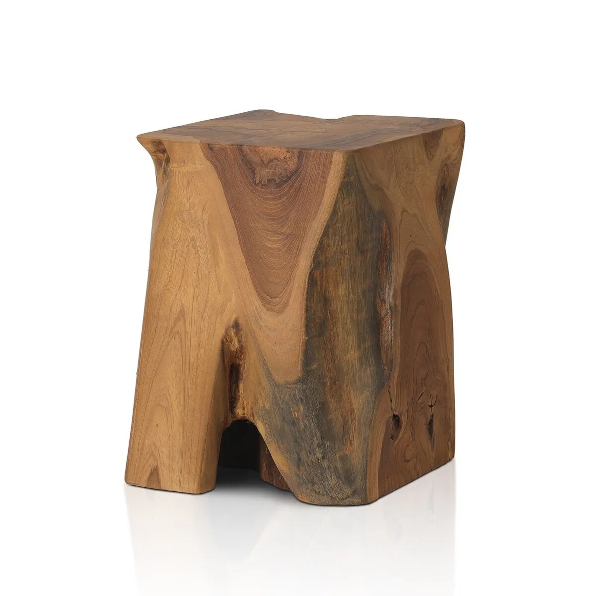 Teak Square Stool