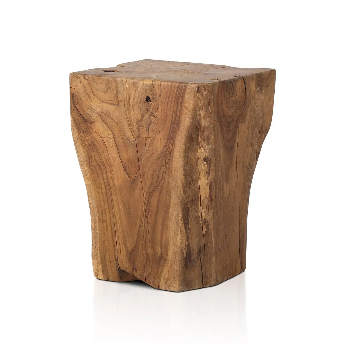 Teak Square Stool