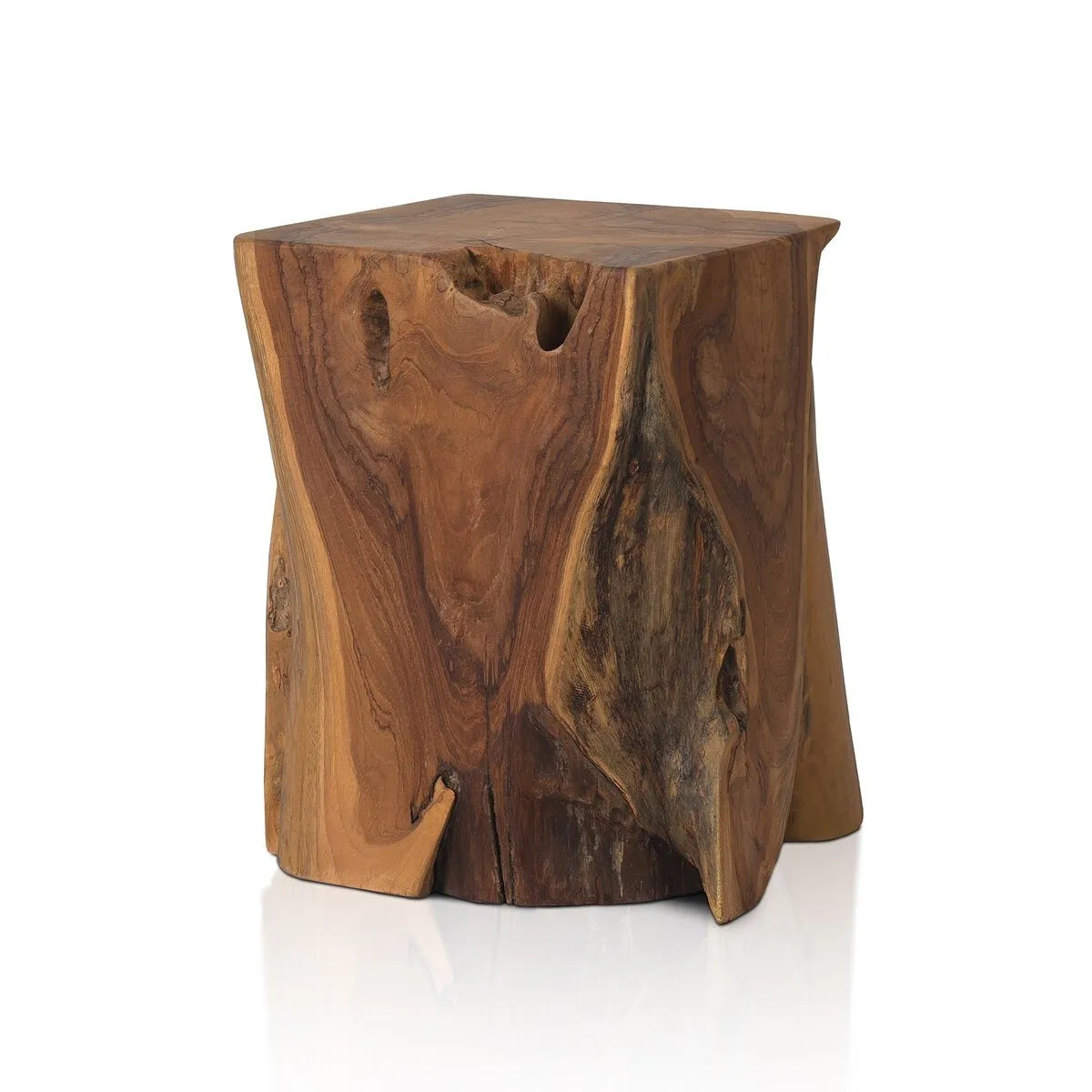 Teak Square Stool