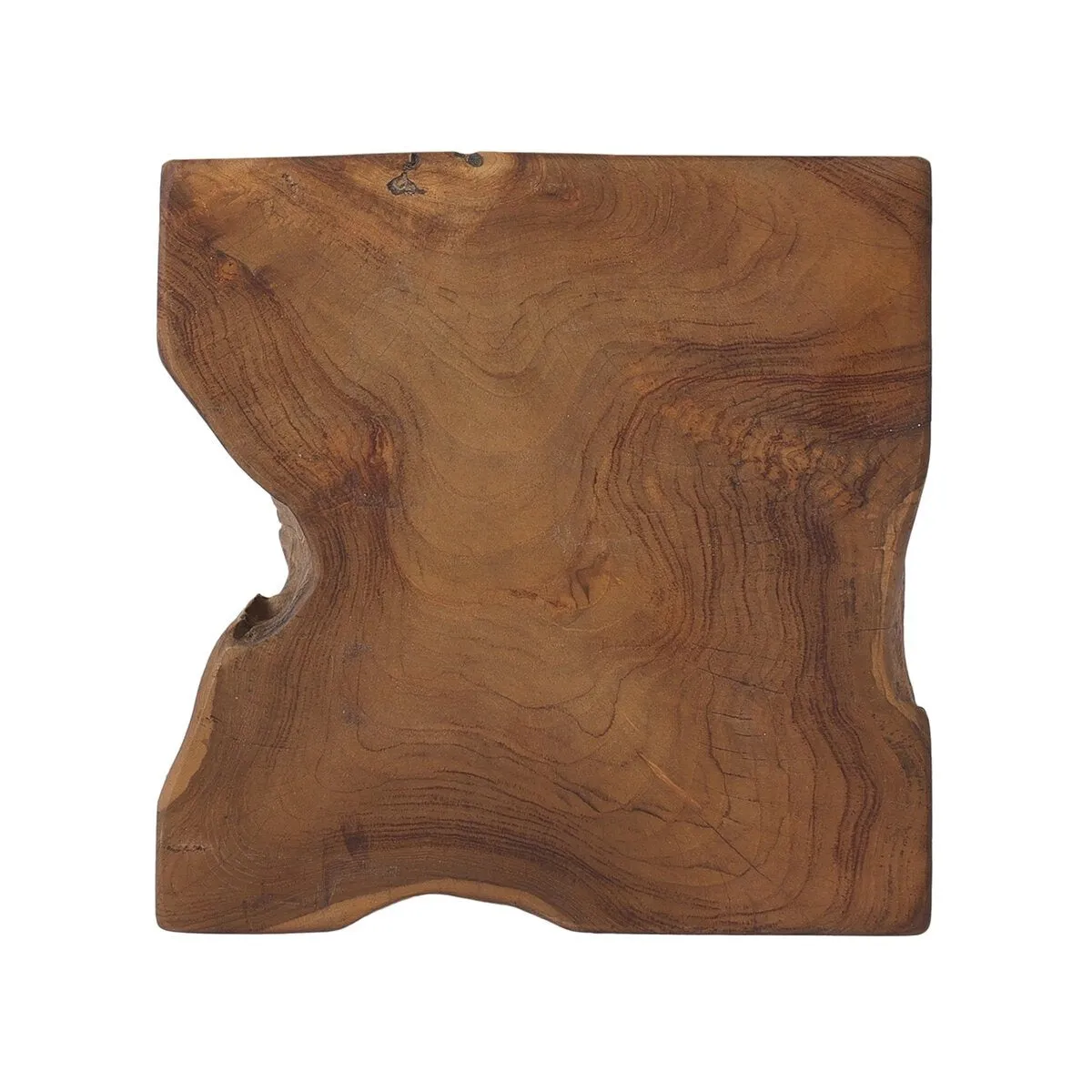 Teak Square Stool