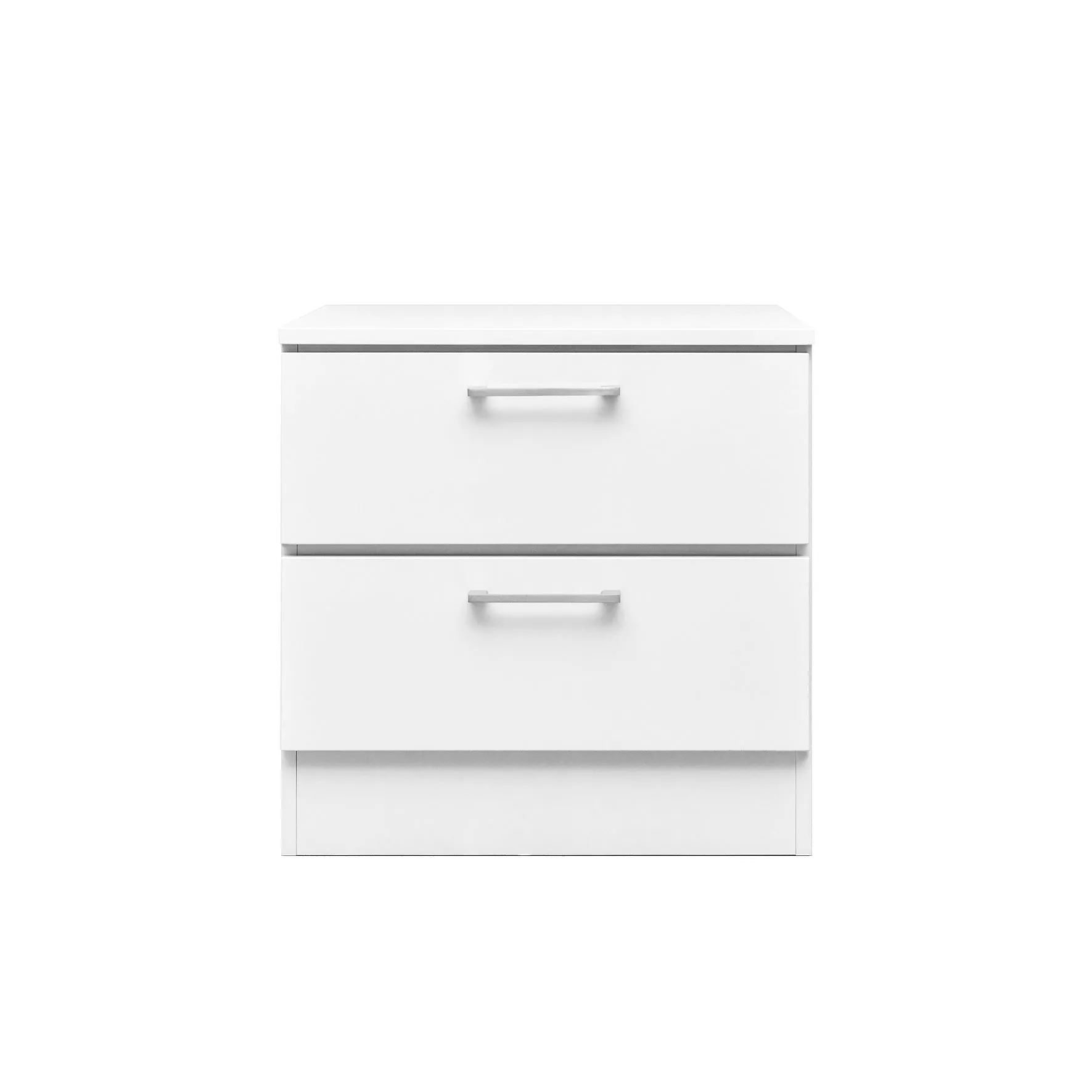 White Lacquer Nightstands